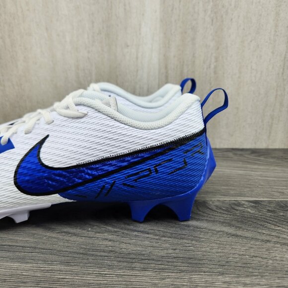Nike Vapor Edge Speed 360 2 Size 13 Mens White Hyper Royal Black Football Cleats - Picture 6 of 11